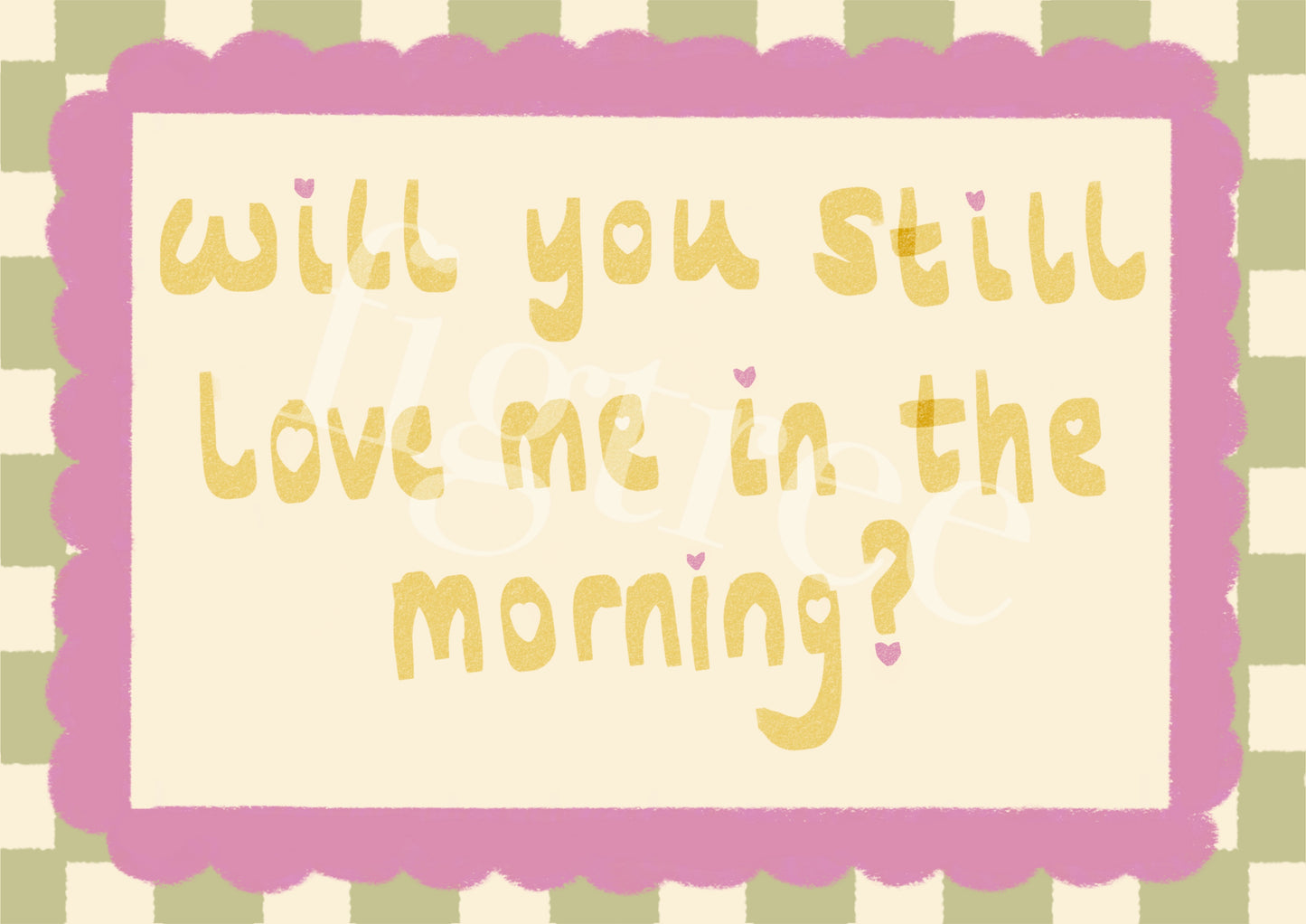 Will You Still Love Me In The Morning? Wall Print - Landscape