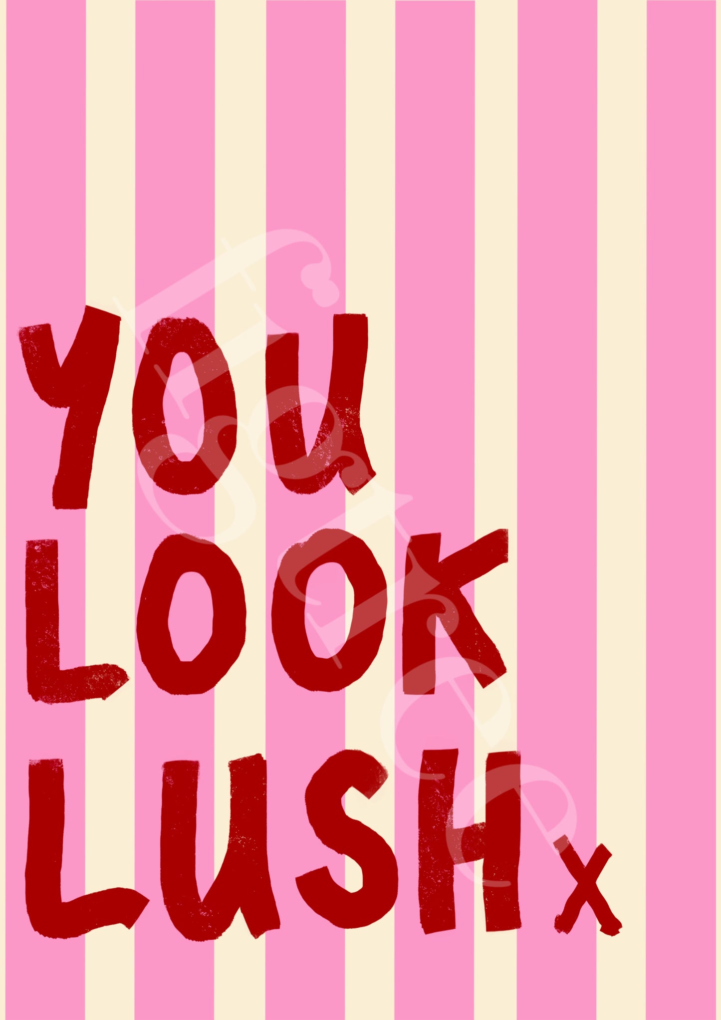 You Look Lush x Wall Print