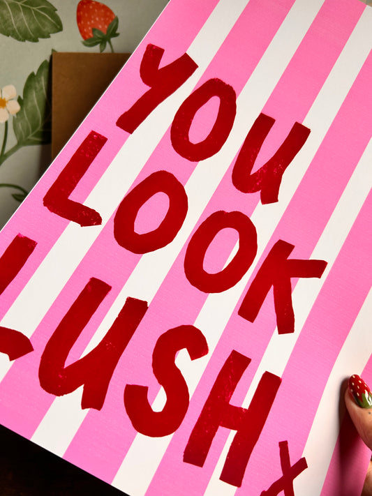 You Look Lush x Wall Print