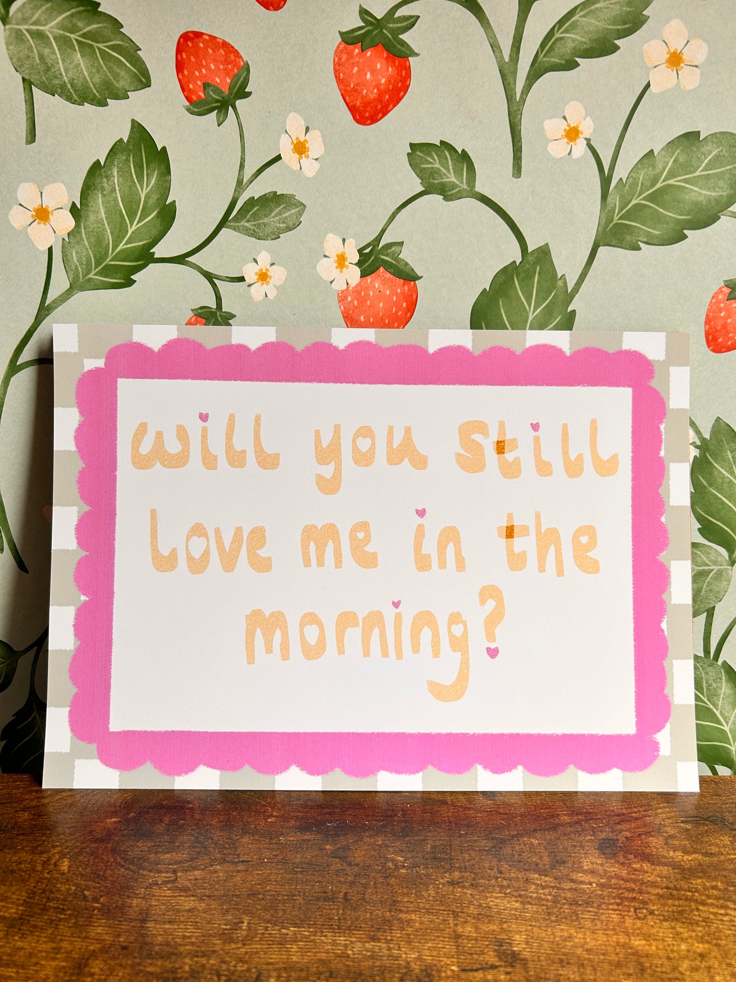 Will You Still Love Me In The Morning? Wall Print - Landscape