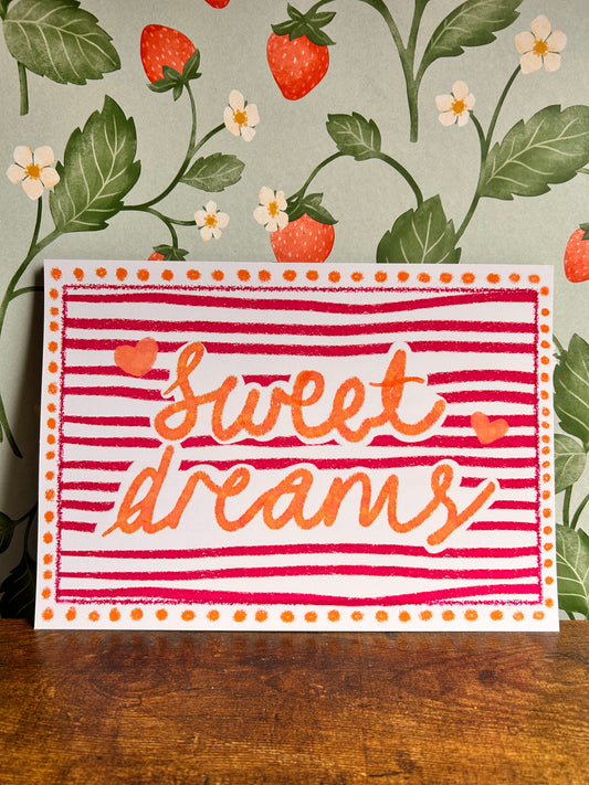 Sweet Dreams Wall Print